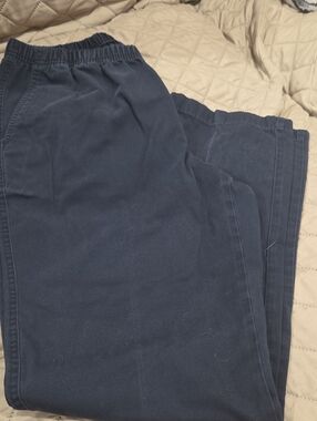 Lands' End Elastic-Waist Chinos